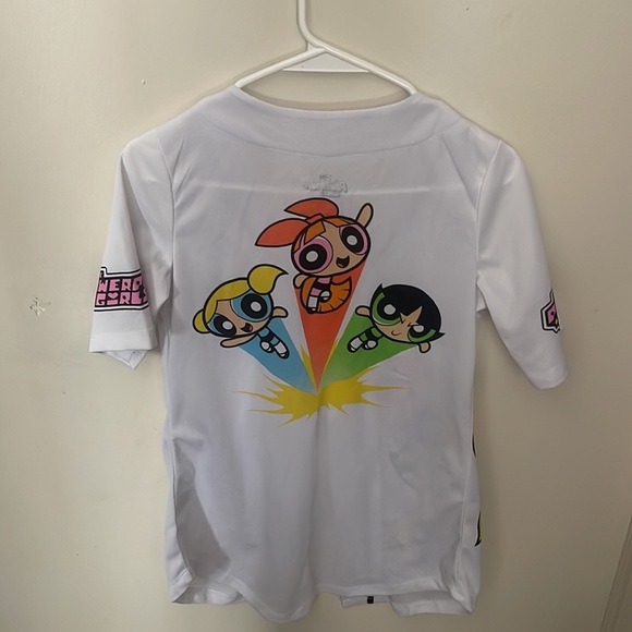 Power puff girls jersey/button up women’s small - Picture 2 of 2